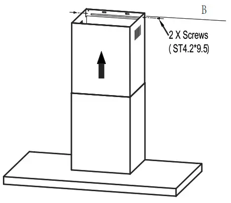 kleenmaid RHSC61 60cm Wall Mounted Canopy Rangehood- Decorative