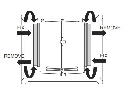 kleenmaid RHSC61 60cm Wall Mounted Canopy Rangehood- metal grease filters