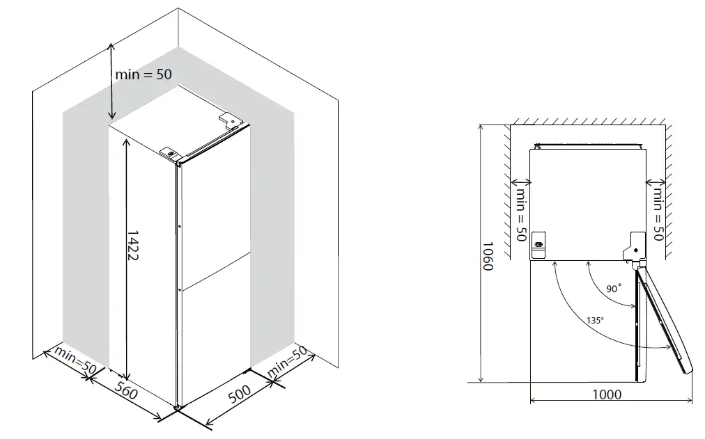 TOMADO-TCR1420B-173-Liters-Fridge-Freezer-Combination-1