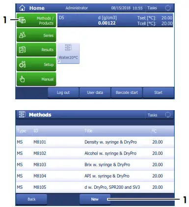 METTLER TOLEDO D4 Density Meter Excellence - cleaning method
