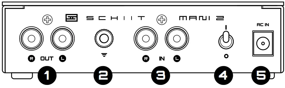 SCHIIT Mani 2 MM MC Phono Preamplifier