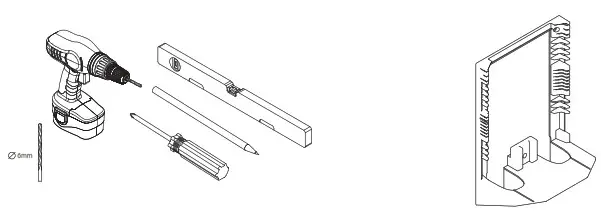 PINGI VIDA 2 Dehumidifier - WALL MOUNT INSTALLATION 1