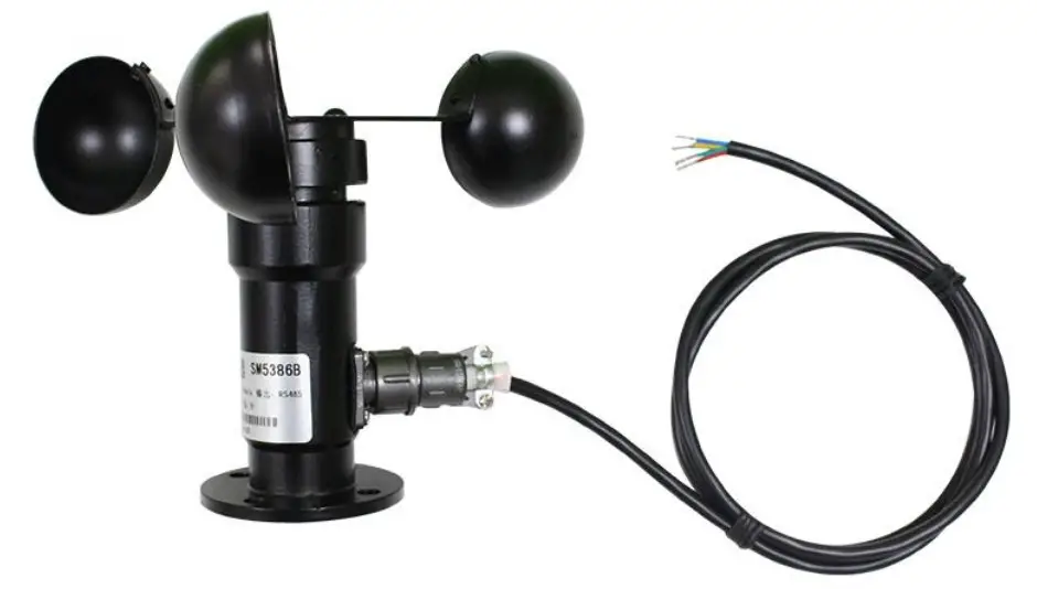 SONBEST SM5386M 4 20mA Current Type Aluminum Outdoor Wind Speed Sensor