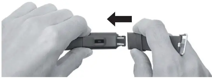 Attaching the bracelet