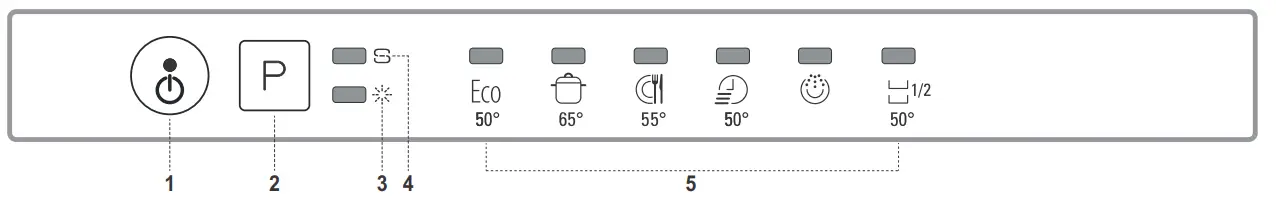 ARISTON LIE2C19 Dishwasher - parts 1