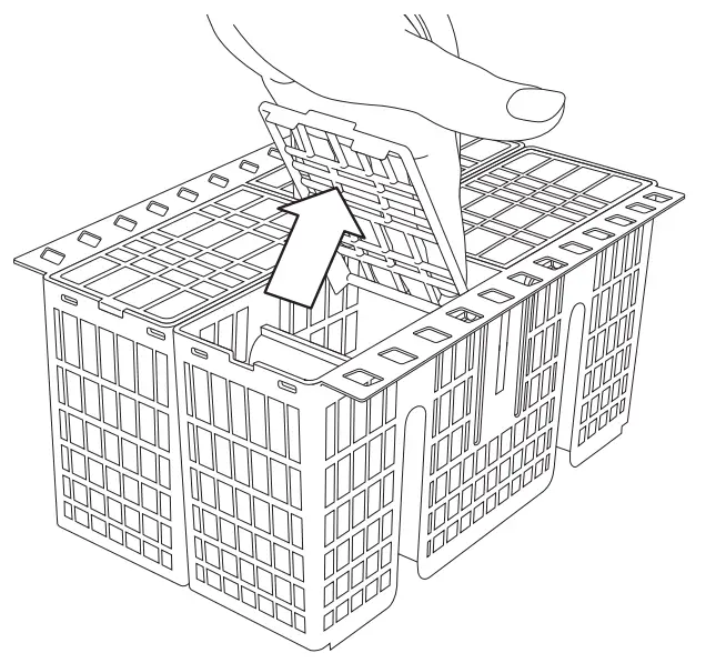 ARISTON LIE2C19 Dishwasher - upper rack 3