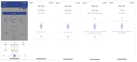 Welland T9 Smart Body Fat Scale - baby