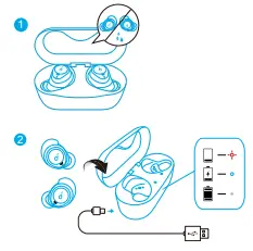 soundcore Life Dot 2 TWS Earphone Charging