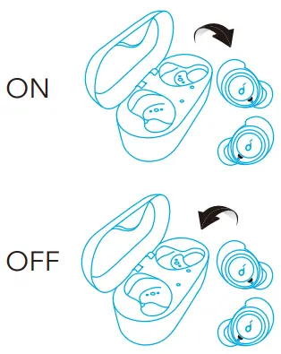 soundcore Life Dot 2 TWS Earphone Powering On Off
