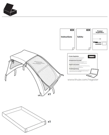 THULE 20301001 Courier Dog Trailer Kit - fig 1