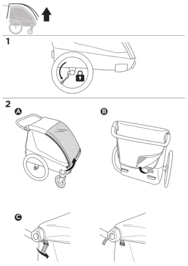 THULE 20301001 Courier Dog Trailer Kit - fig 1.