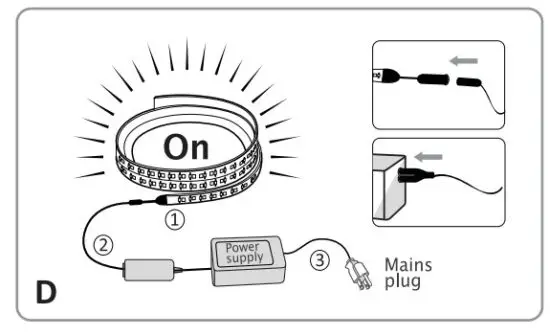 novostella NTS29 CW NF Tunable White LED Light Strip - installation 8