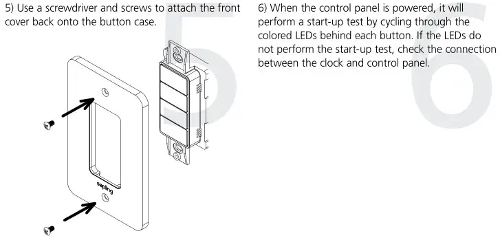sapling Elapsed Timer Control Panel - Installing the Elapsed Timer Control Panel 2