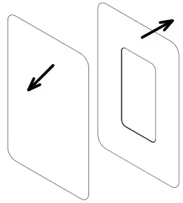 sapling Elapsed Timer Control Panel - Remove the tan liner from the back of the cover