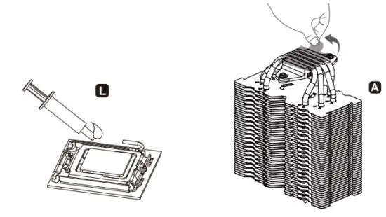 ENERMAX ETS F40 BK 140mm CPU Air Cooler - Required moun�ng parts 13