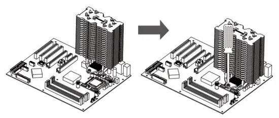 ENERMAX ETS F40 BK 140mm CPU Air Cooler - Required moun�ng parts 14