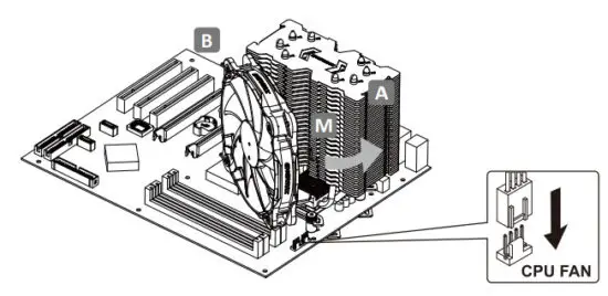ENERMAX ETS F40 BK 140mm CPU Air Cooler - Required moun�ng parts 15