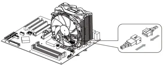 ENERMAX ETS F40 BK 140mm CPU Air Cooler - Required moun�ng parts 16