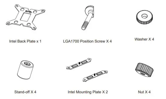 ENERMAX ETS F40 BK 140mm CPU Air Cooler - Required moun�ng parts 3