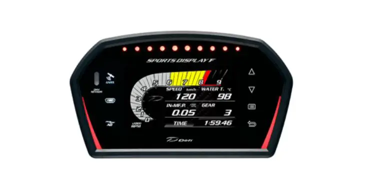 Electronic Fuel Injection Df15902 Defi Sports Digital Dashboard Display User Guide