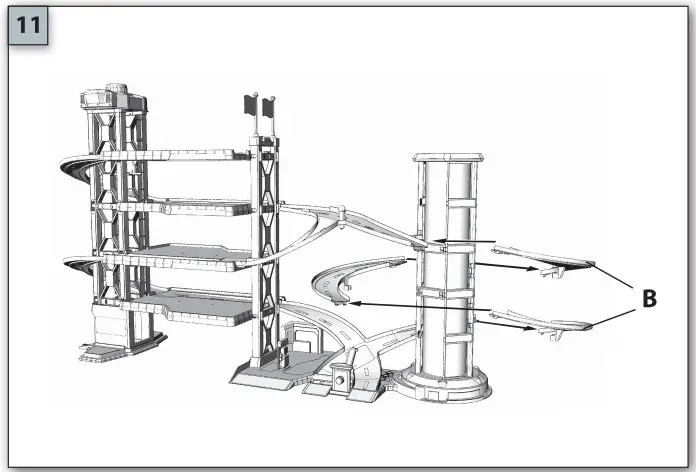 anko Lights Sounds Parking garage Playset 11