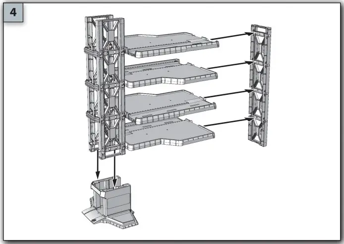 anko Lights Sounds Parking garage Playset 4