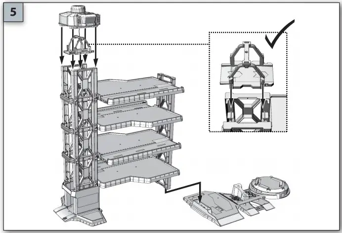anko Lights Sounds Parking garage Playset 5