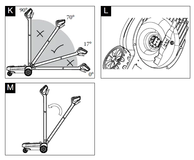 YARD FORCE LM F23 iFlex Cordless Mulching Mower-FIG4