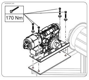 GfA ELEKTROMATEN 10002538 High Speed Roll Up Door Motor-fig6
