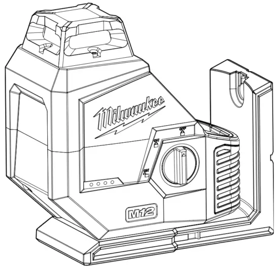milwaukee M12 GREEN 360° SINGLE PLANE LASER