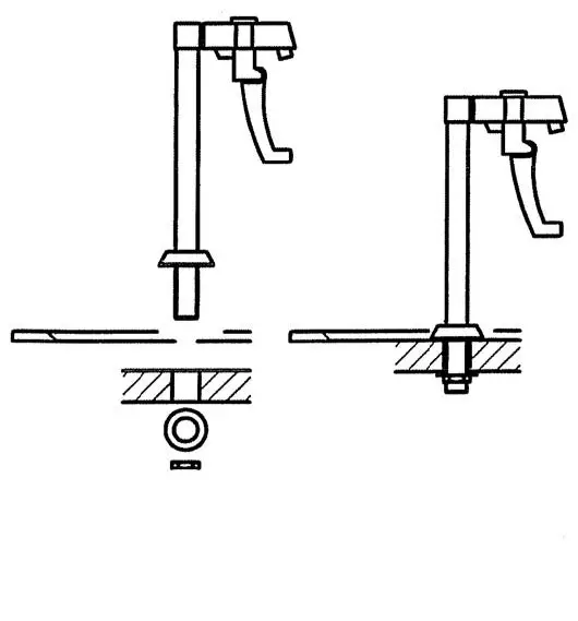 Fixing the mechanical faucet