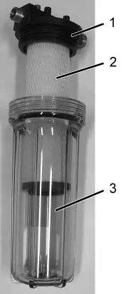 Replacing the fi lter (option) (to be performed by a service technician)