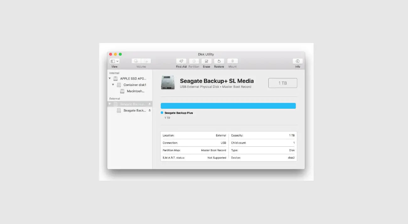 Seagate How To Format Your Drive In Macos 10.11 And Above Instructions