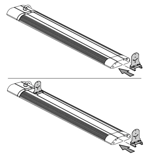 TROTEC IRD 3200 Infrared Radiant Heater - Mounting the wall 2