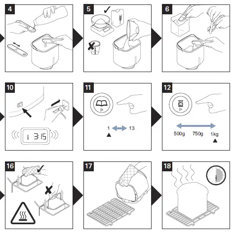 KENWOOD BM350 Stainless Steel Breadmaker fig 3