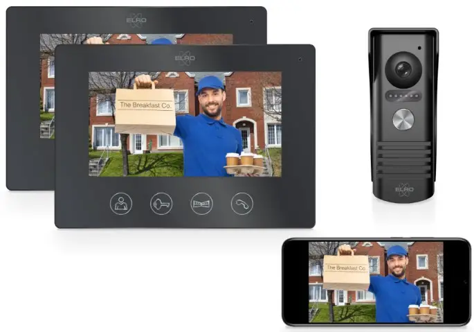 ELRO 1DOOR PUSH IP VIDEO DOOR INTERCOM