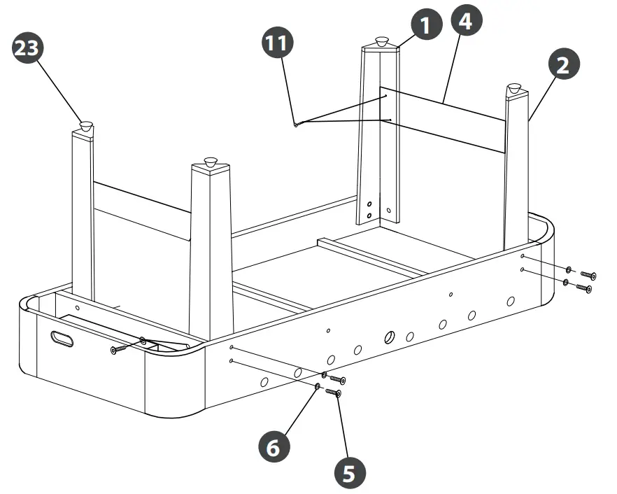 Cougar Offside football table A040.010.00 - fig4
