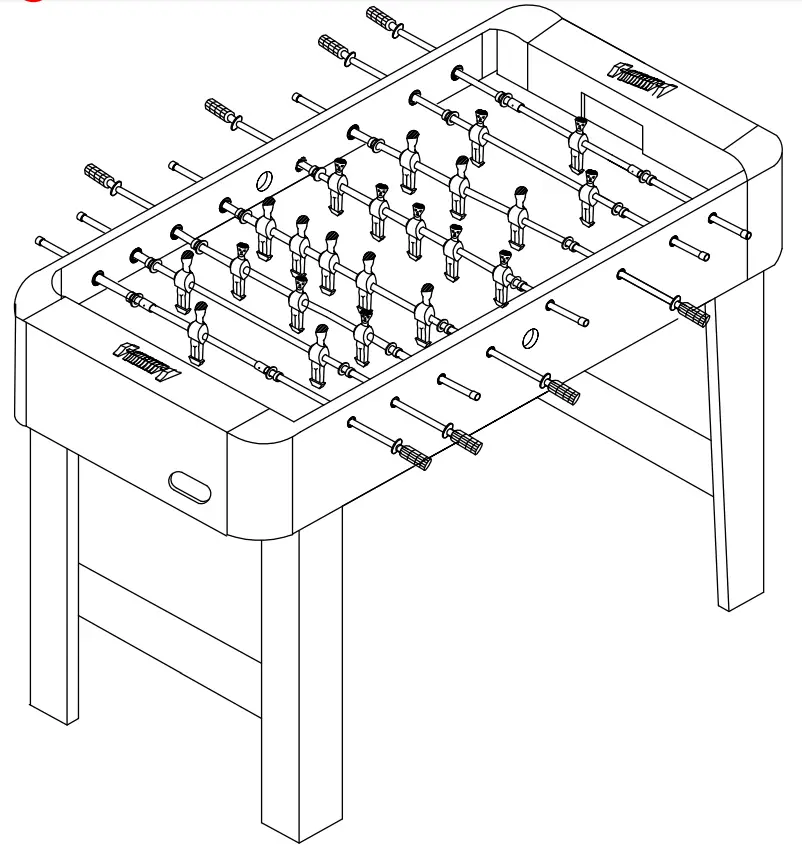 Cougar Offside football table A040.010.00 - fig7