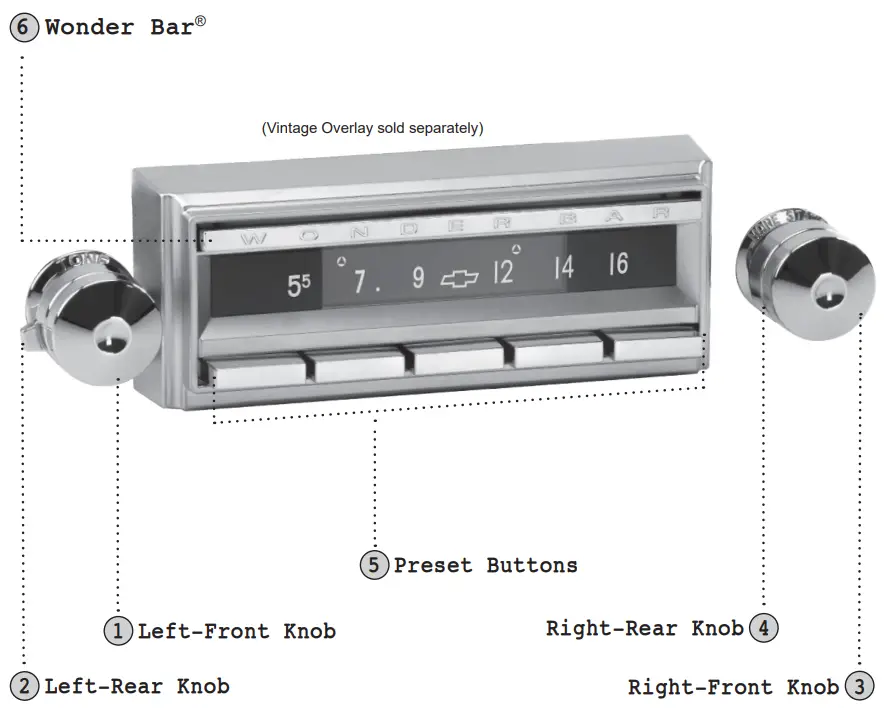 RetroSound 1956-57 Wonder Bar 1 Radio - Installation 3
