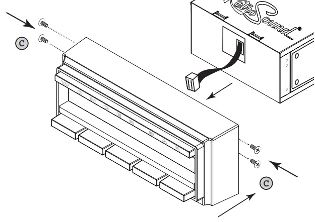 RetroSound 1956-57 Wonder Bar 1 Radio - Installation
