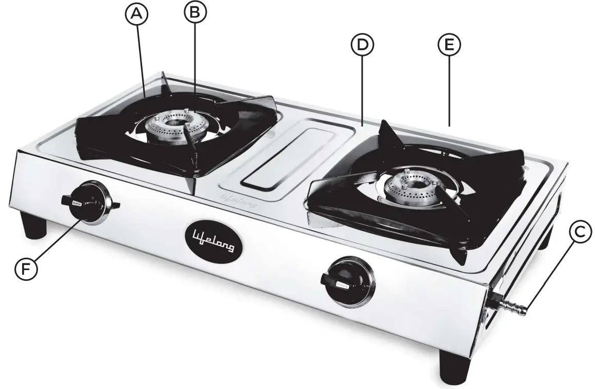 LifeLong-LLGS99-Stainless-Steel-2-Burner-Gas-Stove-FIG-1