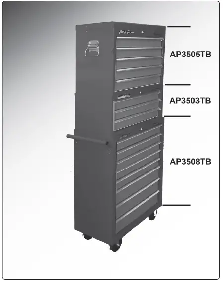 SEALEY-AP3503TB.V2-3-Drawer-Mid-Box-Chest-with-Ball-Bearing-Slides-fig-1