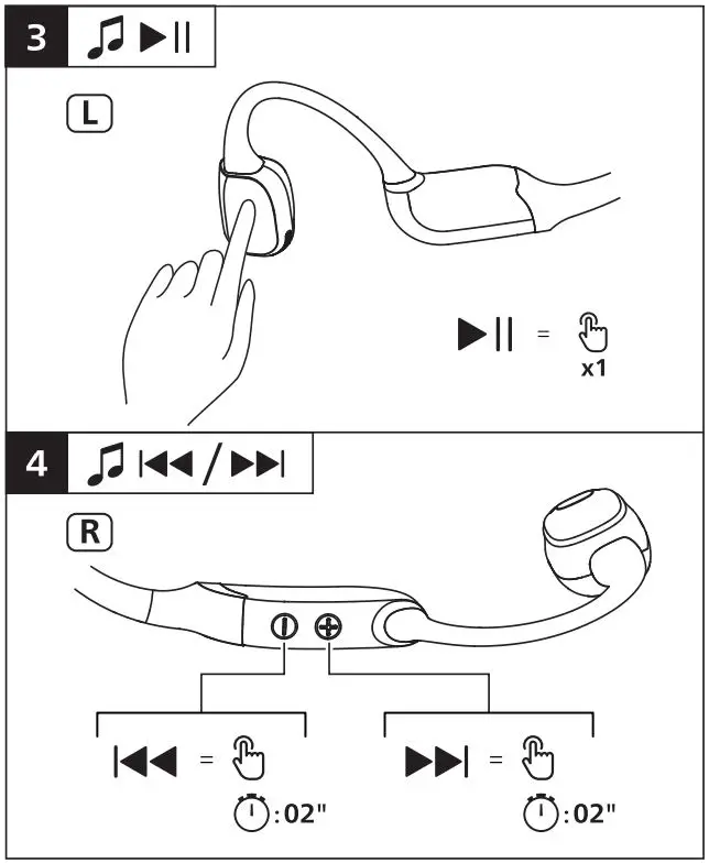 PHILIPS TAA7607 Sports Headphones User Manual - Installation 3