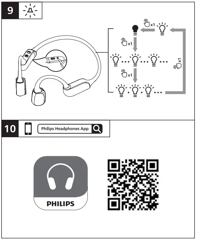 PHILIPS TAA7607 Sports Headphones User Manual - Installation 6