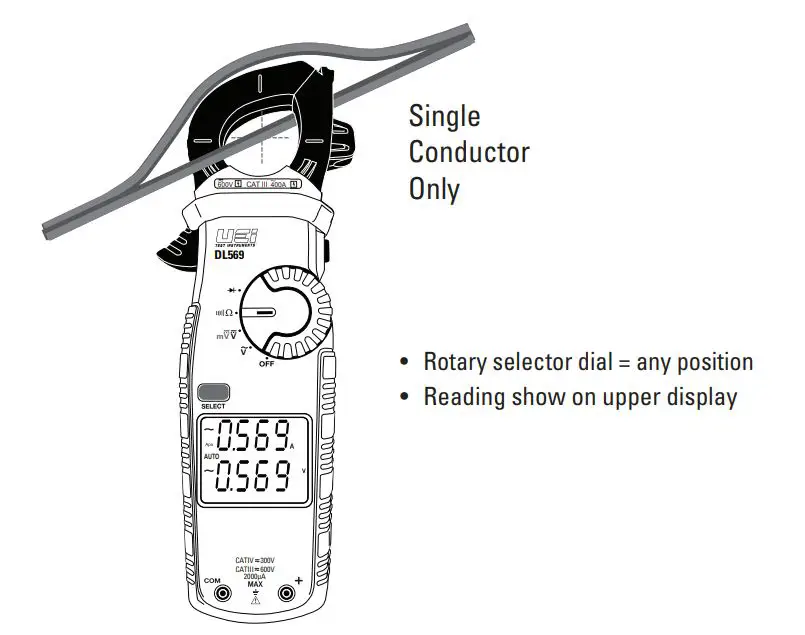 UEi-TEST-iNSTRUMENT-DL569-Dual-Display-Clamp-Meter-6