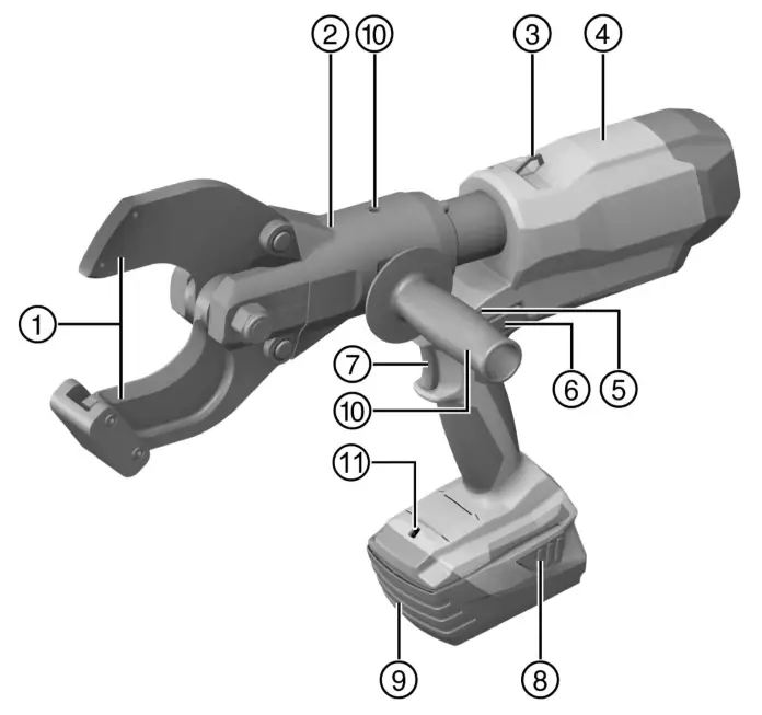 HILTI NCT PS 085 A22 Cable Cutter - Cutting 1
