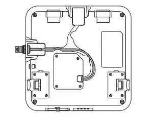 Wiring from the side