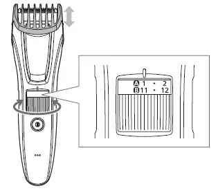 Panasonic ER-GB62 AC Rechargeable Beard and Hair Trimmer-10
