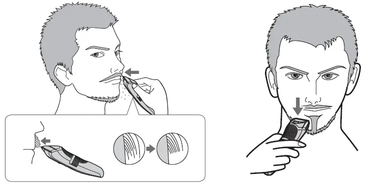 Panasonic ER-GB62 AC Rechargeable Beard and Hair Trimmer-17