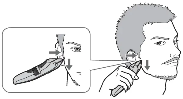 Panasonic ER-GB62 AC Rechargeable Beard and Hair Trimmer-19